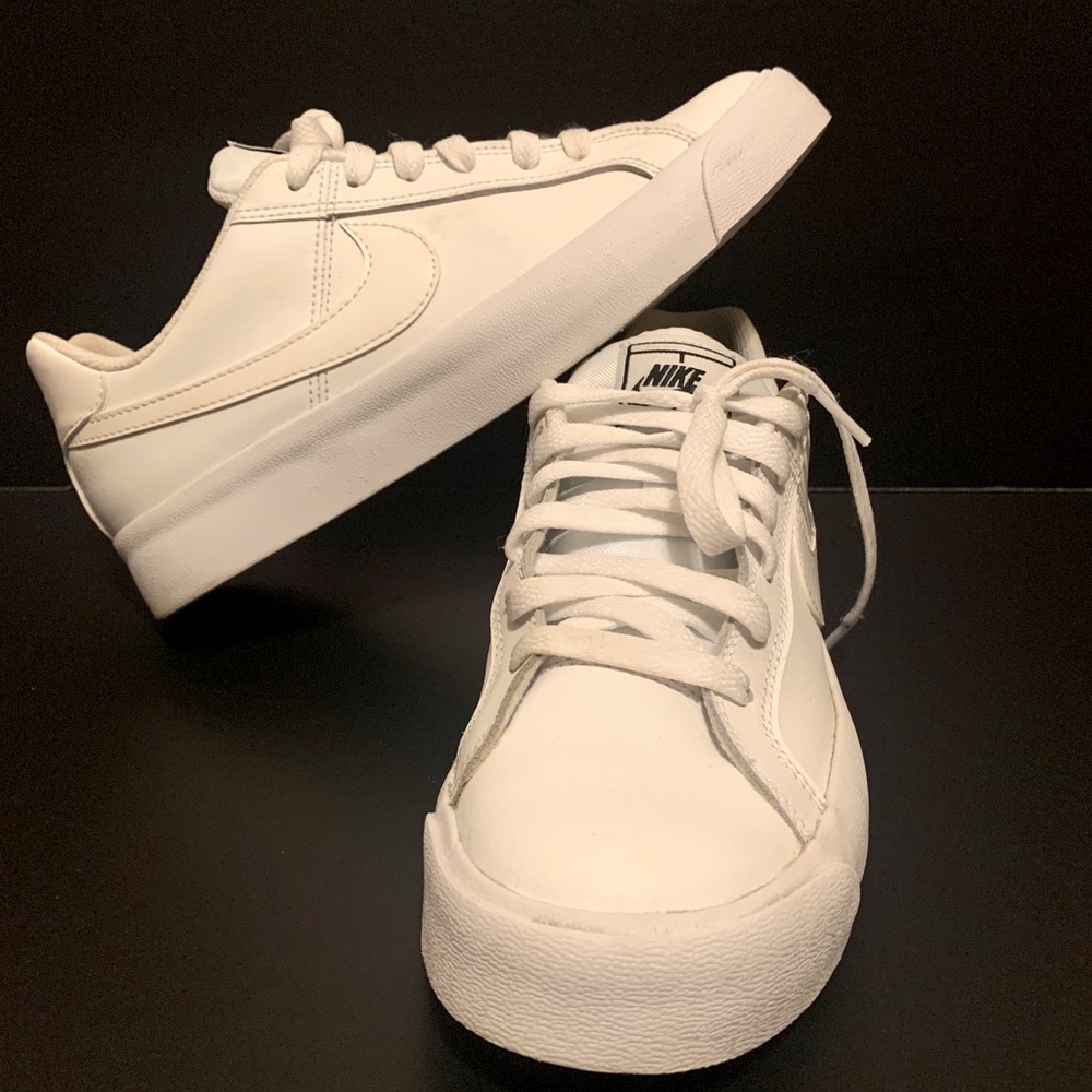 Nike Court Royale AC All White Shoe Size 7